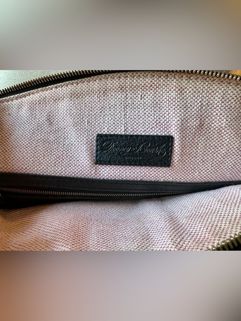 Dooney & Bourke Dillen Domed Satchel Black Pebble Leather Top-Handle - Picture 9 of 16